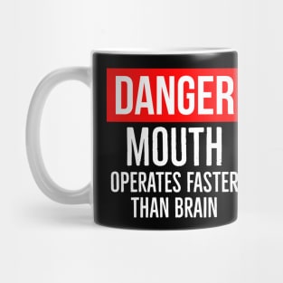 Danger Mouth Operates Faster Than Brain Mug